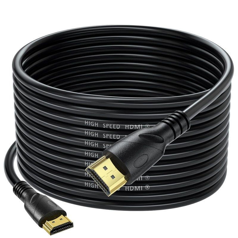 Jorenca 4K HDMI Cable 30ft Ultra High Speed HDMI 2.0 Cables 4K@60Hz 18gbps, Gold Plated Connector,Ethernet Audio Video Return,Compatible for 1080p 3D HDTV PC Xbox Arc Laptop PS3/4/5/9 etc - Image 1